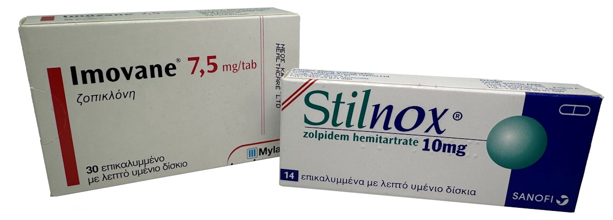 Z drugs, Ζ φάρμακα, Υπνωτικά, Υπναγωγά, Stilnox, Imovane