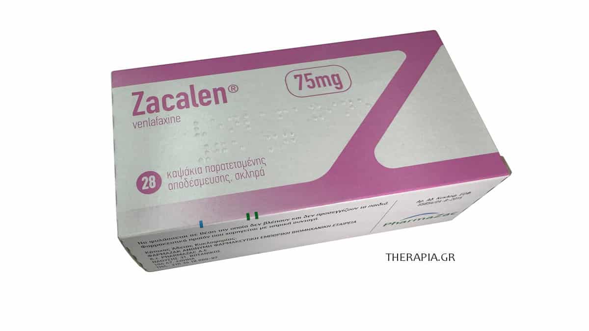 Zacalen, Venlafaxine, Βενλαφαξίνη